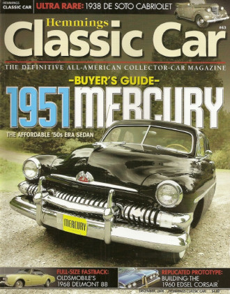 HEMMINGS CLASSIC CAR 2009 DEC - DELMONT 88, TUSCHER, WWII CARS, CORSAIR, C11